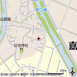 福岡県嘉麻市下臼井519周辺の地図