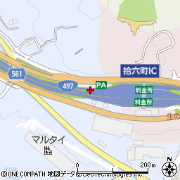 福岡西ＰＡ周辺の地図