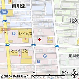 ペットワールドアミーゴ高知店周辺の地図