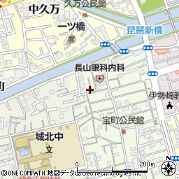 高知県高知市宝町32-3周辺の地図