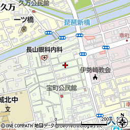 高知県高知市宝町26周辺の地図