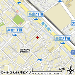 高宮パークマンション周辺の地図