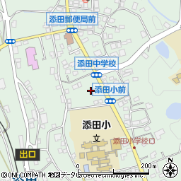 福岡県田川郡添田町添田2071周辺の地図