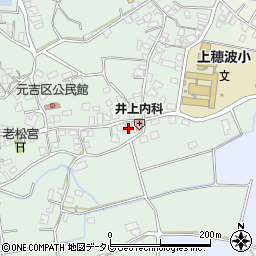 福岡県飯塚市筑穂元吉389周辺の地図