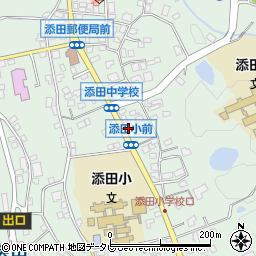 福岡県田川郡添田町添田1383-3周辺の地図