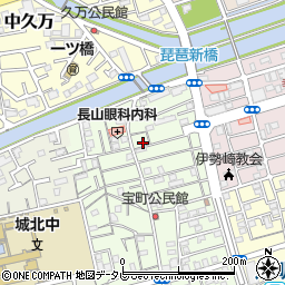 高知県高知市宝町29-2周辺の地図