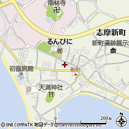 福岡県糸島市志摩新町445周辺の地図