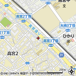 株式会社福岡都市住宅周辺の地図
