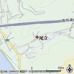 高知県高知市尾立70周辺の地図