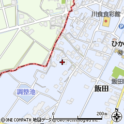 福岡県嘉麻市飯田426-1周辺の地図