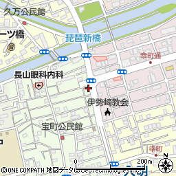高知県高知市宝町27周辺の地図