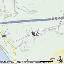 高知県高知市尾立70-2周辺の地図