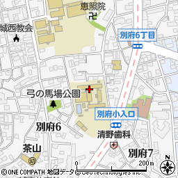 福岡市立別府小学校周辺の地図