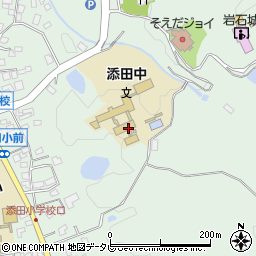 福岡県田川郡添田町添田1484-1周辺の地図
