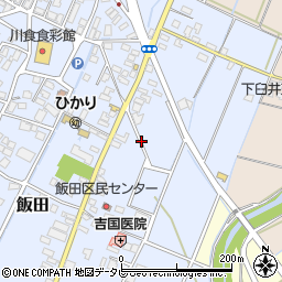 福岡県嘉麻市飯田143-5周辺の地図