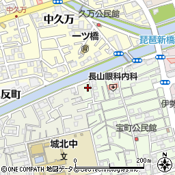 高知県高知市宝町36周辺の地図