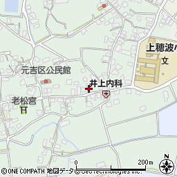 福岡県飯塚市筑穂元吉380-1周辺の地図