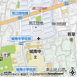 福岡県福岡市城南区荒江団地45周辺の地図