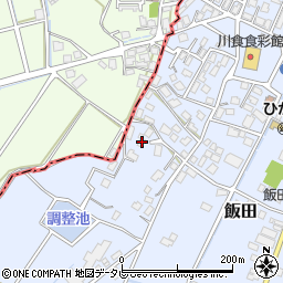 福岡県嘉麻市飯田431周辺の地図