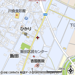福岡県嘉麻市飯田146-3周辺の地図
