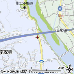 高知県高知市宗安寺832周辺の地図