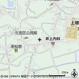 福岡県飯塚市筑穂元吉382周辺の地図