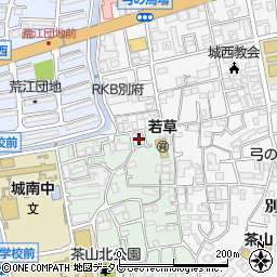 ピュア別府弐番館周辺の地図