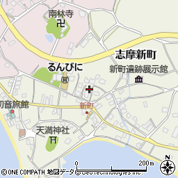 福岡県糸島市志摩新町409-1周辺の地図