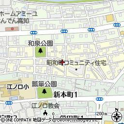 高知県高知市昭和町9-2周辺の地図