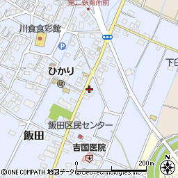 福岡県嘉麻市飯田146-7周辺の地図