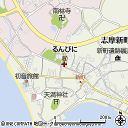 福岡県糸島市志摩新町392-2周辺の地図