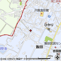 福岡県嘉麻市飯田402周辺の地図