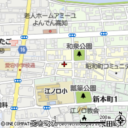 高知県高知市昭和町14-12周辺の地図