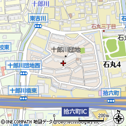 福岡県福岡市西区十郎川団地周辺の地図