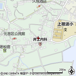 福岡県飯塚市筑穂元吉407周辺の地図
