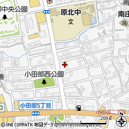 セブンイレブン福岡小田部５丁目店周辺の地図