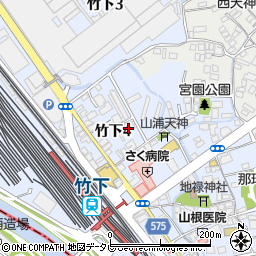 竹下駅前ＥＮハイツ周辺の地図