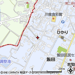 福岡県嘉麻市飯田407周辺の地図