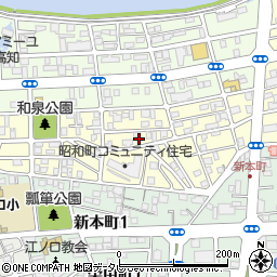 高知県高知市昭和町20周辺の地図