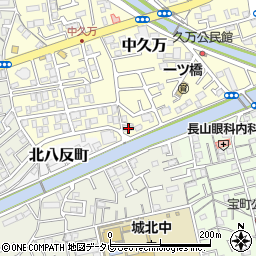 高知県高知市中久万257-1周辺の地図