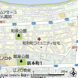 高知県高知市昭和町20-19周辺の地図