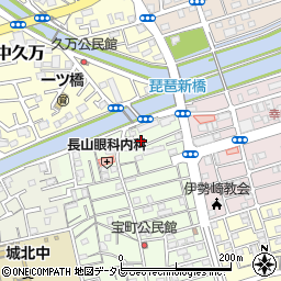 高知県高知市宝町30-30周辺の地図