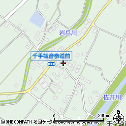 福岡県豊前市挾間579周辺の地図