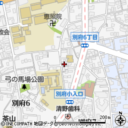 ロイヤルマンション別府６周辺の地図