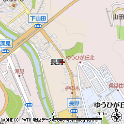 福岡県嘉麻市長野169周辺の地図