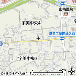 福岡県糟屋郡宇美町宇美中央周辺の地図