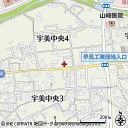 福岡県宇美町（糟屋郡）宇美中央周辺の地図