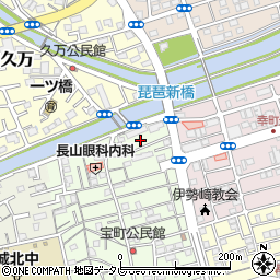 高知県高知市宝町30周辺の地図
