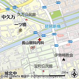 高知県高知市宝町30-10周辺の地図