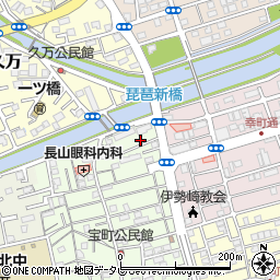 高知県高知市宝町30-25周辺の地図